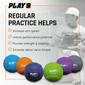 Palline da baseball piometriche YumuQ da 9/11/12 pollici con guscio in PVC e cuciture, pesi variabili per allenamento di potenza e lancio - Product Image 5