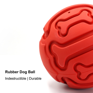 Büyük agresif Chewer köpekler için dayanıklı yıkılmaz kauçuk top oyuncak sürdürülebilir interaktif köpek oyuncak - Product Image 4