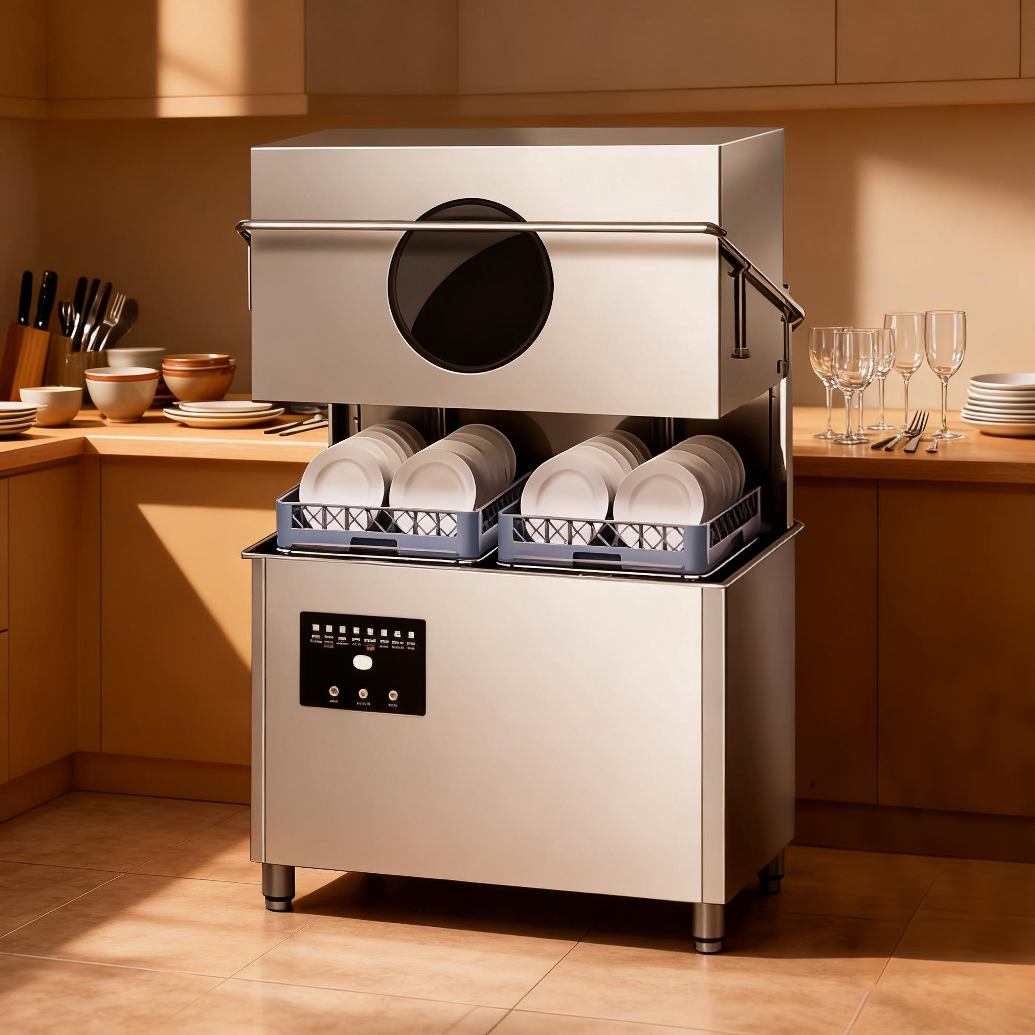 New Commercial Hotel Restaurant Automatic Dishwasher Kitchen Smart Industrial Freestanding Dishwasher Manufacturer MCD02006