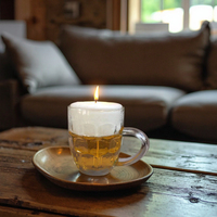 Kreatives Design Bier förmige Gel wachs kerze Neues Design für einzigartiges Geschenk Hergestellt von Professional Company