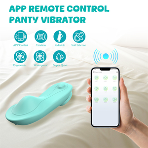 App controllata indossabile Panty <span class=keywords><strong>Vibrator</strong></span> Mini mutandine vibranti in Silicone stimolazione clitoridea giocattoli sessuali per adulti per donne e coppie - Product Image 5