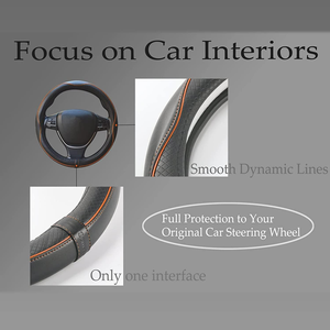 Couvre-volant et guidon en daim ultra-mince antidérapant absorbant la sueur, universel toutes saisons, à 4 rayons, de style professionnel - Product Image 5