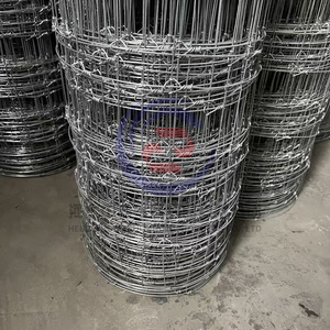 Clôture de champ galvanisée haute résistance de 5 et 6 pieds, <span class=keywords><strong>grillage</strong></span> tissé à nœuds fixes, clôture agricole <span class=keywords><strong>pour</strong></span> cerfs, bovins, moutons, chèvres et bétail - Product Image 5