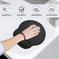 Tapis de souris de jeu à quatre côtés en PORON, tapis de bureau antidérapant, base en mousse à mémoire de forme PORON, tapis de souris pour le bureau et la maison