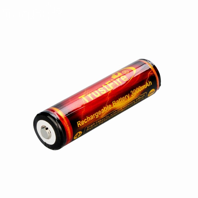 Trustfire 18650 Li Battery 3.7V 3000mAh Rechargeable Li-ion Battery Cells for Power Bank 20000mah Lithium Battery