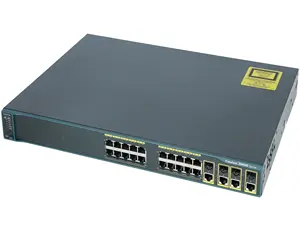 24 puertos 10/100/100 + 4T/SFP Gigabit Switch WS-C2960G-24TC-L