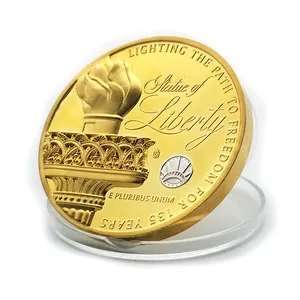 Più economico 1990 / 2008 vecchia signora liberty souvenir dollari moneta usa oro argento lingotti liberty prezzo monete