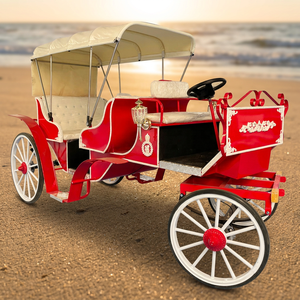 Véhicule électrique de tourisme au meilleur prix, idéal pour les parcs d'attractions, calèche à chevaux à vendre - Product Image 1