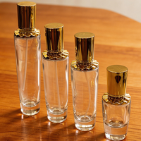 Crème cosmétique de luxe pour le soin de la peau avec logo personnalisé, 30, 40, 50, 100 ml, sérum à l'huile essentielle, lotion, flacon en verre avec pompe