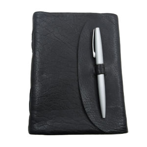 Vintage Leather Bound Writing Journal Luxury Handmade Notebook with <b>Pen</b> Holder for Travel Office Notes and Gifts - Product Image 1