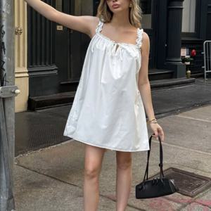 ชุดเดรสเด็กผู้หญิงแบรนด์ใหม่ ดีไซน์น่ารัก สไตล์ลำลอง แบบเจ้าหญิง สำหรับฤดูร้อน ผ้าฝ้ายป๊อปลิน 100% ระบายอากาศได้ดี ชุดมินิเดรส - Product Image 1