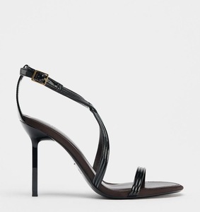 Sandales à talons hauts décontractées pour femmes, avec bride fine, style été 2025, talons ouverts à l'arrière - Product Image 6