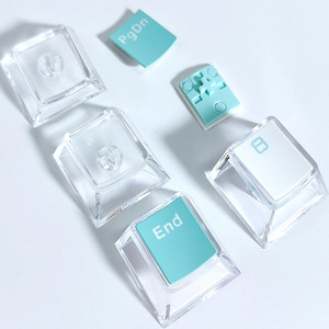 Teclas Water Cube PBT de Doble Color para Teclado Mecánico, Transparentes, 134 Teclas - Product Image 3
