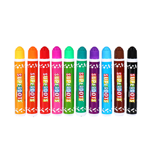 Washable Dot Makers 10mm Tip 20ml 10pcs <strong>Set</strong>, Child-Safe Ink Dot Pens for Preschool Art &amp; Classroom Creativity - Product Image 5