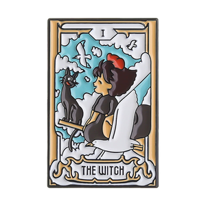 <span class=keywords><strong>Tarot</strong></span> Emaille-Anstecknadel Kreative Brosche Cartoon Anime Pin Wahrsagekarten-Anstecker Emaille-Rucksack-Anhänger - Product Image 2