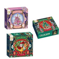 Arbre de noël en cristal rose, boîte à musique, blocs de construction, jouets pour enfants, cadeaux de noël