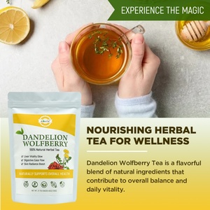 Té de Hierbas Chinas con Sabor a Diente de León, Bayas de Goji, Cardo Mariano, Semillas de Cassia y Crisantemo para el Cuidado del Hígado - Product Image 6