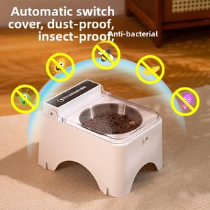 Otomatik Açılır Kapaklı Plastik Evcil Hayvan Kedi Mama Kabı, Tak ve Çalıştır Lityum Pil Güçlü Kedi Mama Kabı, Dış Ticaret - Product Image 2