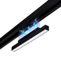 Rail lumineux magnétique LED 48V moderne, rail en aluminium ultra fin de 20 mm, éclairage sur rail magnétique pour la maison, le bureau et le salon