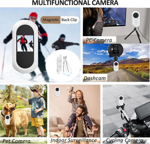 Full <span class=keywords><strong>HD</strong></span> 1080p <span class=keywords><strong>Deportes</strong></span> Pulgar magnético Cámara DE ACCIÓN Casco giratorio de 360 grados Grabación Pov EIS Cámara deportiva para Vlogging - Product Image 5