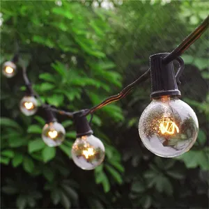 8M 25 G40 Waterdichte Lampen Outdoor String Licht Commerciële Kwaliteit Retro Edison Gloeilamp Slinger Street Vakantie Feestlamp