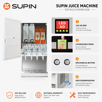 Distributeur automatique de boissons froides concentrées instantanées intelligentes commerciales SUPIN J-40SC-T