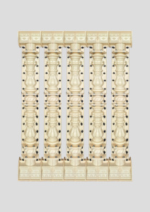 Có thể điều chỉnh chiều cao bê tông hàng rào lan can khuôn xi măng ban công Bình Cột Bảng điều khiển tường bảo vệ bài viết, và tay vịn hàng rào. - Product Image 5