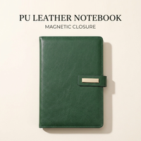 Cuaderno Personalizado de Cuero PU con Cierre Magnético, A5, con Páginas Rayadas, Impresión de Logotipo para Regalos Corporativos
