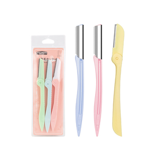 Rasoirs faciaux polyvalents portables FX-T86 ensemble 3 pièces outils de maquillage en gros Dermaplaning et tondeuse à sourcils pour le rasage du maquillage - Product Image 1