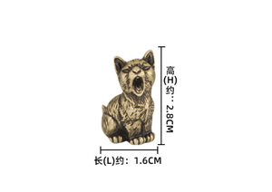 Affascinante Statuetta di Gatto in Ottone, Perfetta per Decorazioni Casa, Regali, Oggetti da Collezione, Decorazioni Natalizie - Product Image 5