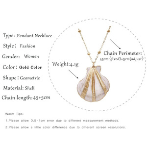 Ожерелье с подвеской из натурального ракушка - Product Image 6
