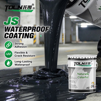 Peinture imperméable professionnelle flexible à base de ciment JS pour salles de bain résidentielles
