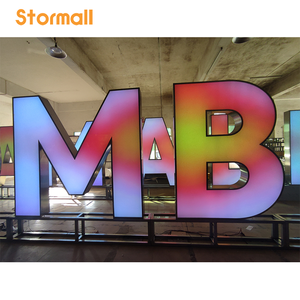 Letras LED 3D <span class=keywords><strong>para</strong></span> Exteriores, Letrero Publicitario Personalizado de <span class=keywords><strong>Acrílico</strong></span> Iluminado y Acero Inoxidable, Certificado IP67 CE <span class=keywords><strong>para</strong></span> <span class=keywords><strong>Negocios</strong></span>, Tiendas - Product Image 6