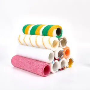 Vários estilos de tampa de rolo de pintura de 9 POLEGADAS de recarga de rolo de cabo longo do fabricante em pincel