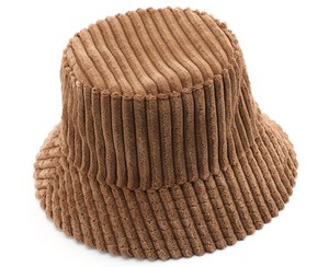 Corduroy <b>Bucket</b> <b>Hats</b> <b>Reversible</b> Travel Daily Cap Trendy Soft Warm Lightweight Outdoor Fisherman Fun Vacation Promotion Gift - Product Image 1