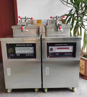 Venta caliente electricidad/gas pollo freidora profunda freidora de presión profunda filete de pollo, patatas fritas, pollo frito
