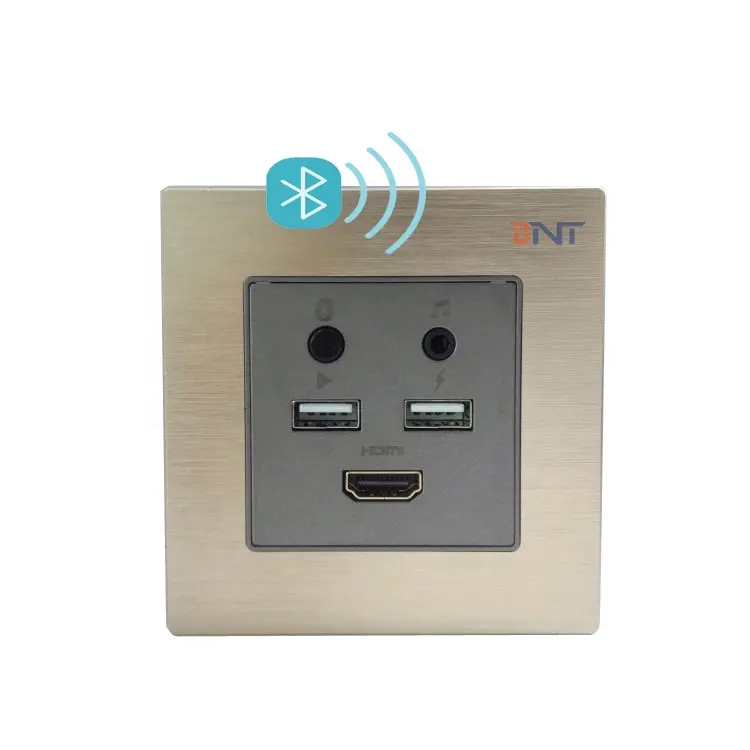 ホテルの壁のソケット用の青い歯を備えたBNTオーディオビデオ転送システムメディアハブ