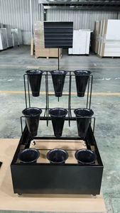 Présentoir de support de seau rond à plusieurs niveaux moderne Étagère de présentation de <span class=keywords><strong>fleurs</strong></span> polyvalente <span class=keywords><strong>pour</strong></span> magasin ou magasin de <span class=keywords><strong>fleurs</strong></span> - Product Image 4