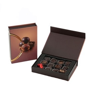 Chocolate Wholesale Truffle Bonbon Candy Sweet Dessert Jewelry Gift Paper Wrapping Custom Logo Luxury Cardboard Chocolate Packaging Boxes