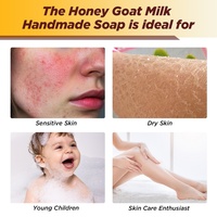 Jabón Íntimo Blanqueador de Piel Chinaherbs, Hecho a Mano con Miel y Leche de Cabra, Sin Estrógenos ni Parabenos, con pH Equilibrado, Venta al por Mayor para Hombres y Mujeres