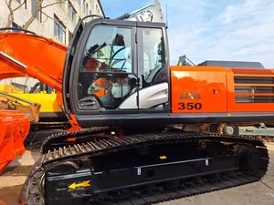 รถขุดฮิตาชิ ZX350 ขนาด 35 ตัน แบบไฮดรอลิก พร้อมบุ้งขุด รถขุดตีนตะขาบมือสองสำหรับงานก่อสร้าง - Product Image 3