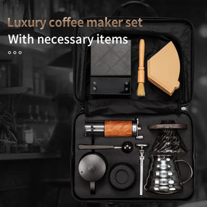 Juegos de regalo de café Verter sobre cafetera Viaje Camping Portátil 8 en 1 Juego de regalo Adecuado para actividades de formación de equipos corporativos - Product Image 5