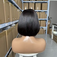 Nuevo Producto, Peluca Natural Bob 14A SDD, 100% Cabello Humano Virgen, Peluca de Encaje Transparente de Alta Definición, Sin Pegamento