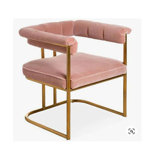 Meubles de café US DDP <span class=keywords><strong>fauteuil</strong></span> à faible taxe Restaurant chaise en velours en <span class=keywords><strong>acier</strong></span> inoxydable couleur or haut de gamme YSK-30 - Product Image 5