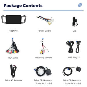 DUDUAUTO 2K A7870 Android 13 Radio de coche para Toyota RAV4 2012-2018 reproductor de vídeo Multimedia estéreo Car-play navegación GPS DSP - Product Image 2