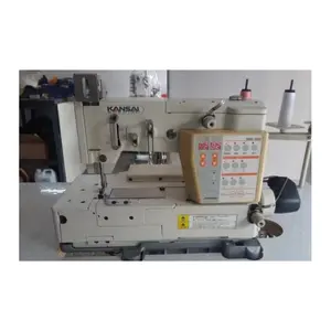 Máquina de costura Kansai Special MAC100 para computador, máquina de costura com dentes curvados, px, 4 pontos, para costura de renda