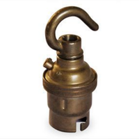 Coupleurs joignant des tubes métalliques filetés Plaques de base de lampe Kit de lampe de bouteille de filetage interne Raccords d'éclairage en laiton