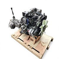 Ensemble complet de moteur diesel turbo 4JB1T 2.8L avec boîte de vitesses, groupe motopropulseur pour camionnettes Isuzu et JMC