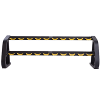 Soporte de Acero de 2 Niveles para Gimnasio, Resistente, para 10 Pares de Mancuernas, Juego de Mancuernas Premium para Uso en Casa o Gimnasio