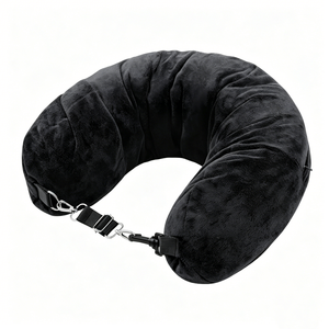Almohada de soporte cervical para viaje con bolsa de almacenamiento incorporada, convertible en bolso bandolera para viajes y uso diario. - Product Image 1